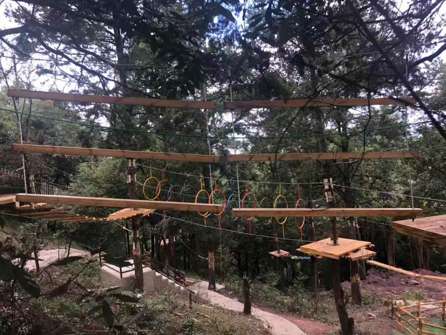 丛林穿越游乐项目